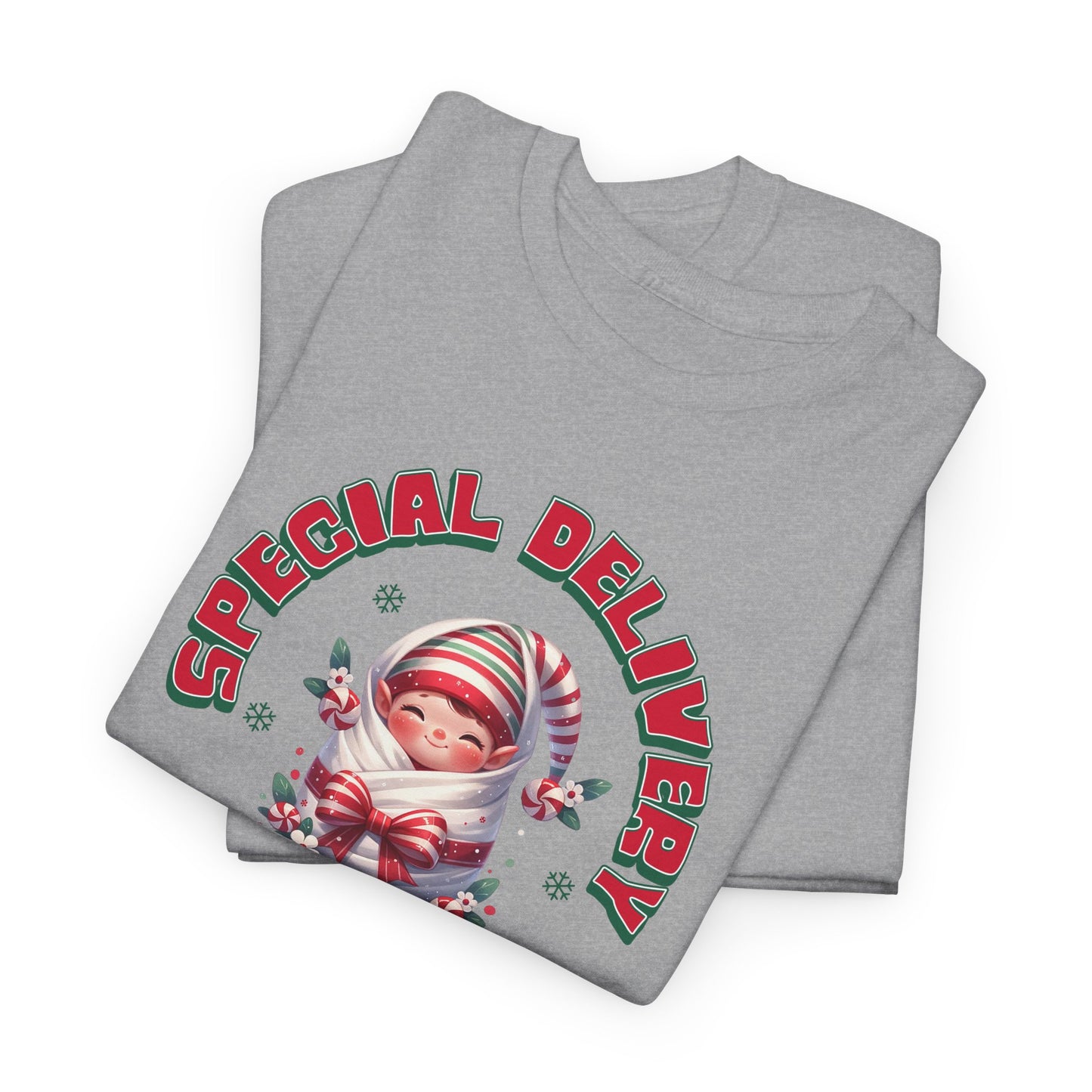 Special Delivery Holiday Babies Elf T-shirt