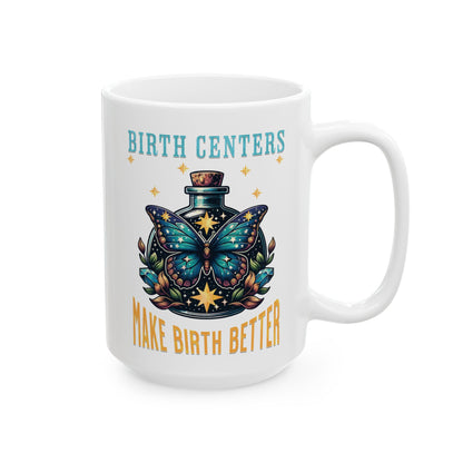 Birth Centers Make Birth Better Butterfly Mug