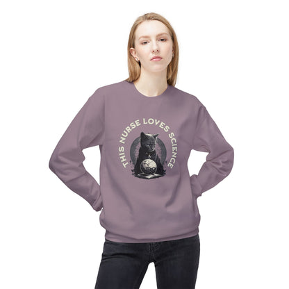 This Nurse Loves Science Cat Sweatshirt