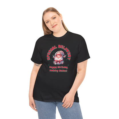 Special Delivery Holiday Babies Elf T-shirt