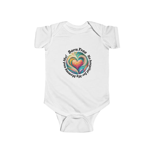 Born Free - Infinity Hearts Baby Onesie