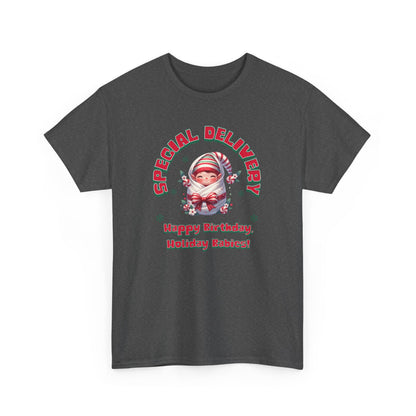 Special Delivery Holiday Babies Elf T-shirt