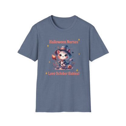 Halloween Nurse T-Shirt Halloween Nurses Love October Babies