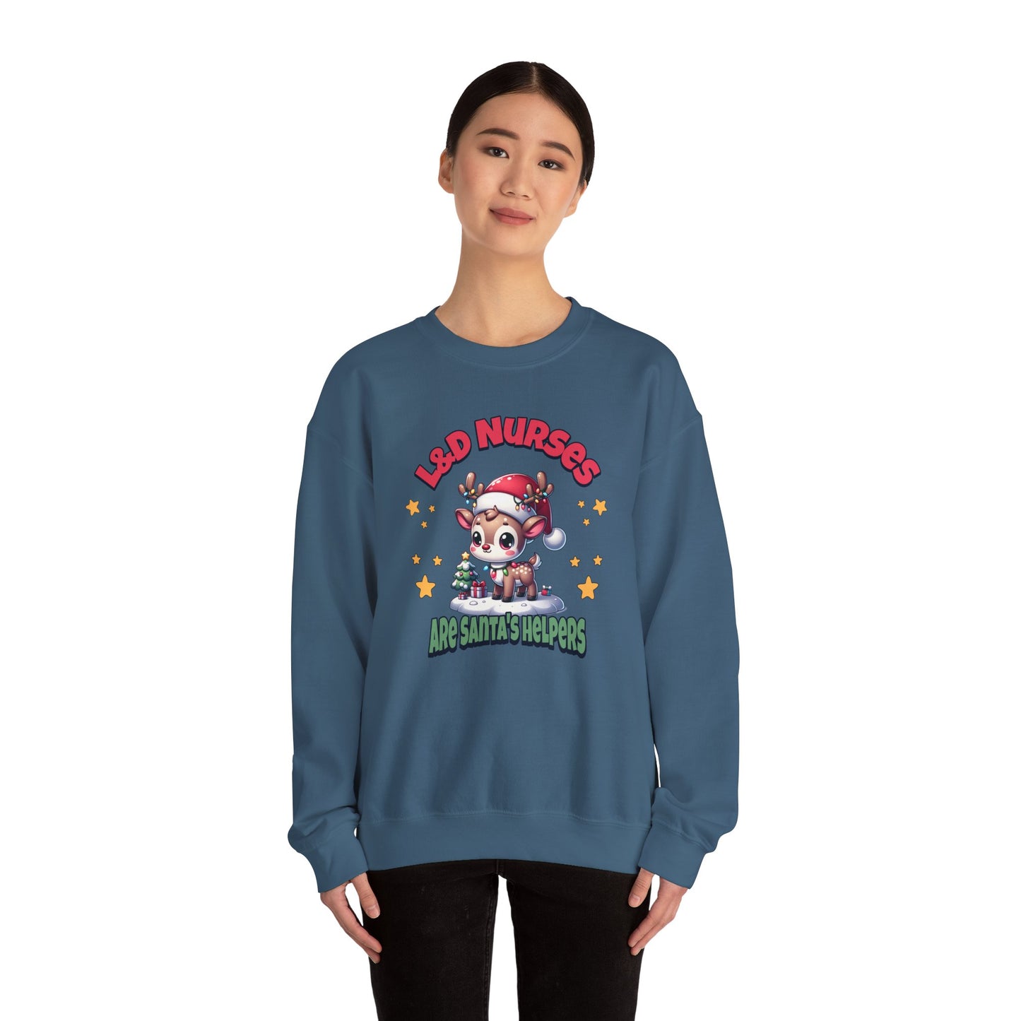 L&D Nurses Are Santa's Helpers Sweatshirt