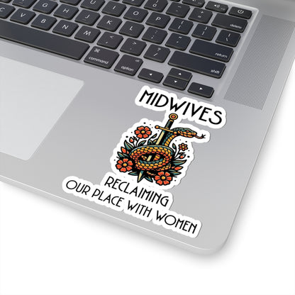 Midwives Reclaiming Our Place With Women Healing Snake Midwife Sticker