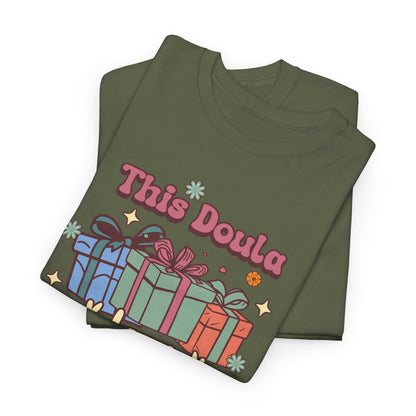 Doula Loves Holiday Spirit Groovy Gifts T-shirt