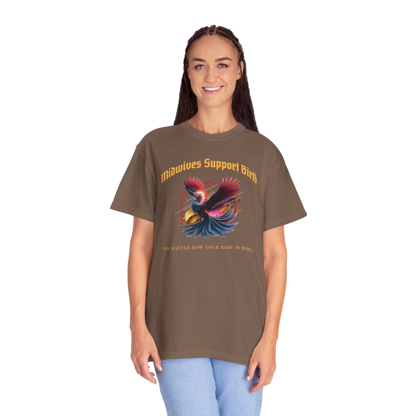 Midwives Support Birth Phoenix Midwife T-shirt