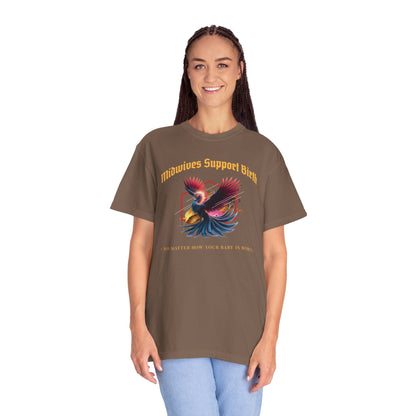 Midwives Support Birth Phoenix Midwife T-shirt