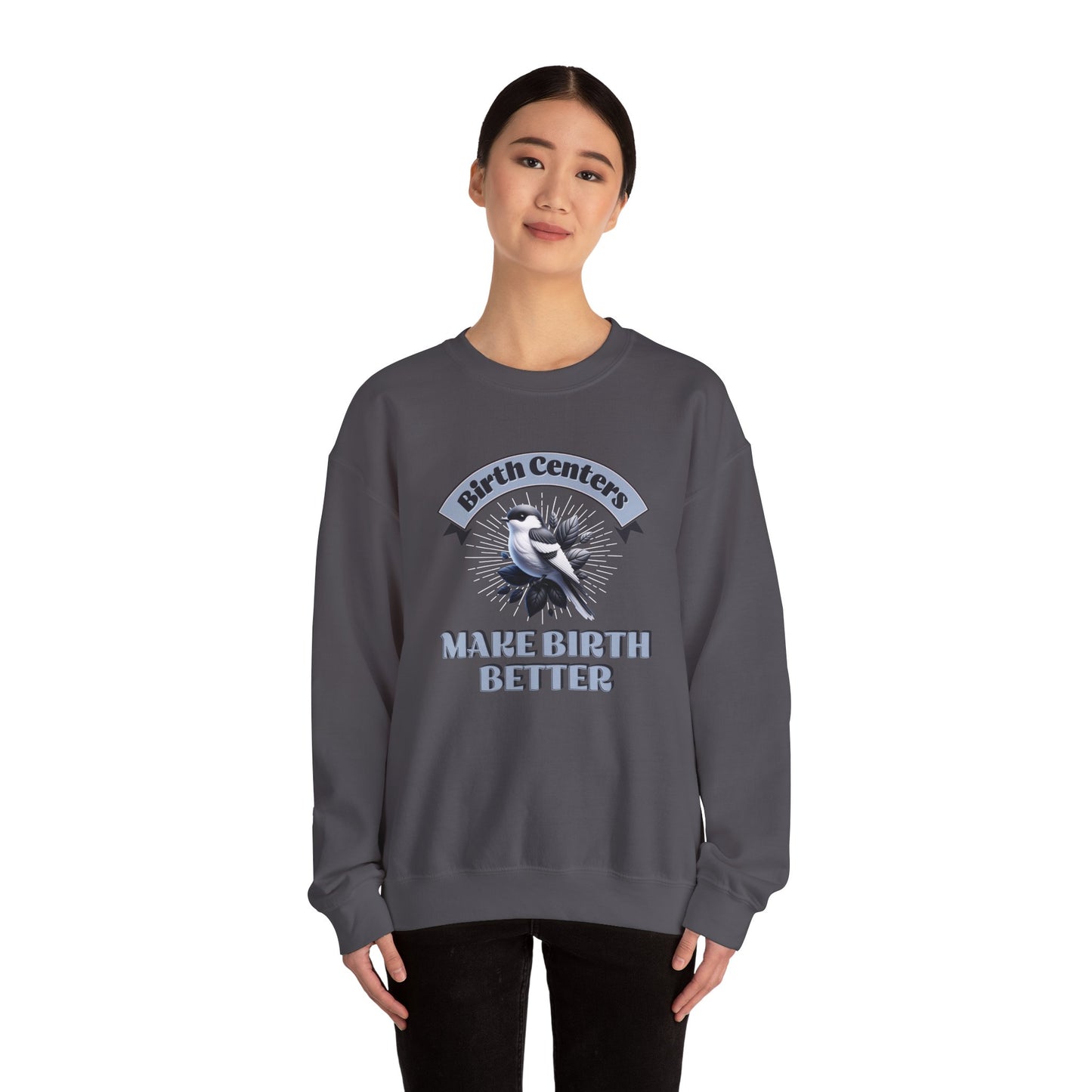 Birth Centers Make Birth Better Banner Sweatshirt