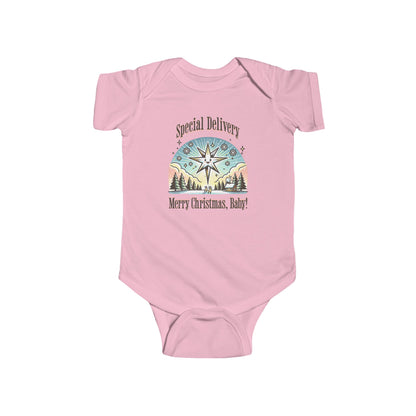 Special Delivery Merry Christmas Baby Onesie