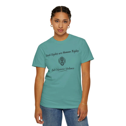 Birth Rights are Human Rights - End Obstetric Violence / Comfort Colors T-shirt