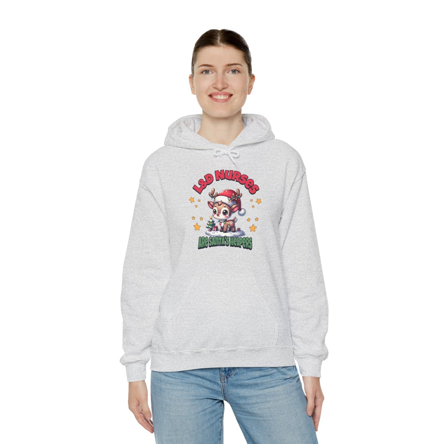 L&D Nurses Are Santa's Helpers Hoodie Sweatshirt