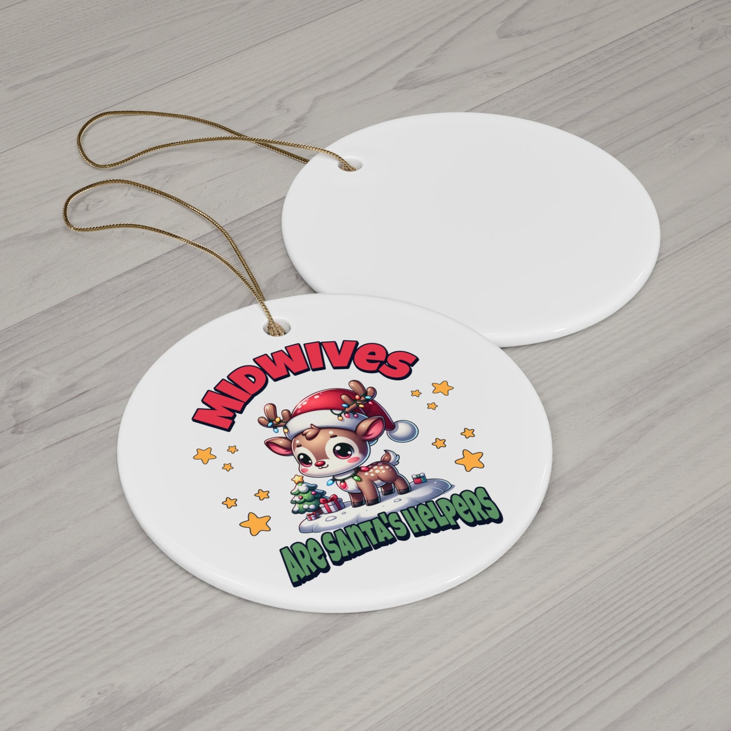 Midwives Are Santa's Helpers Ornament