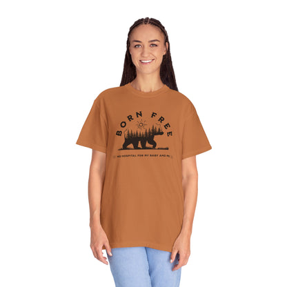 Born Free Mama Bear Birth T-shirt