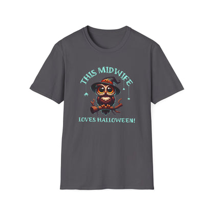 Halloween Midwife T-Shirt This Midwife Loves Halloween