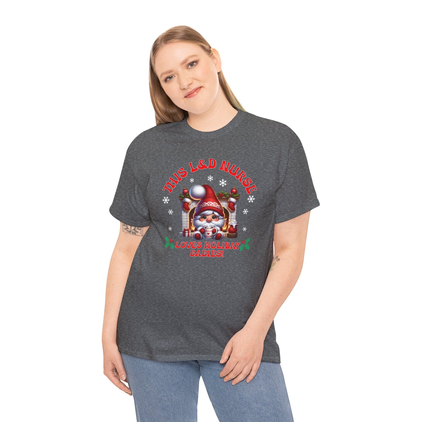 L&D Nurse Loves Holiday Babies T-shirt