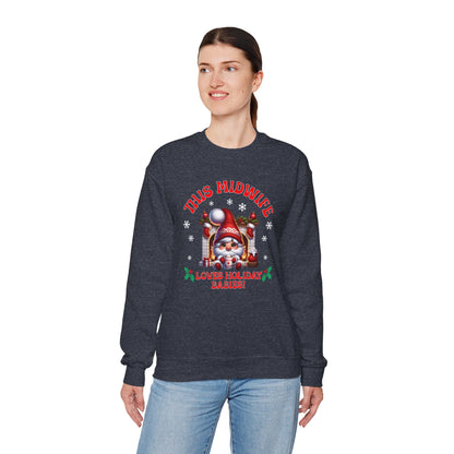 Midwife Loves Holiday Babies Sweatshirt