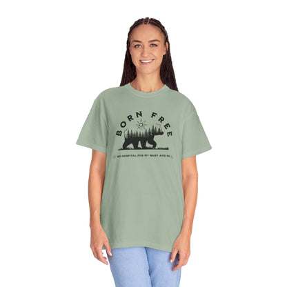 Born Free Mama Bear Birth T-shirt