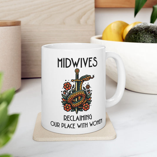 Reclaiming Our Place With Women Healing Snake Midwife Mug