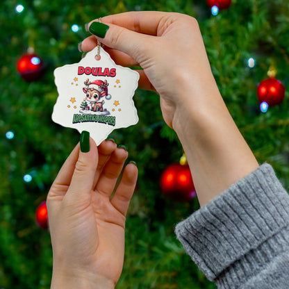 Doulas Are Santa's Helpers Ornament