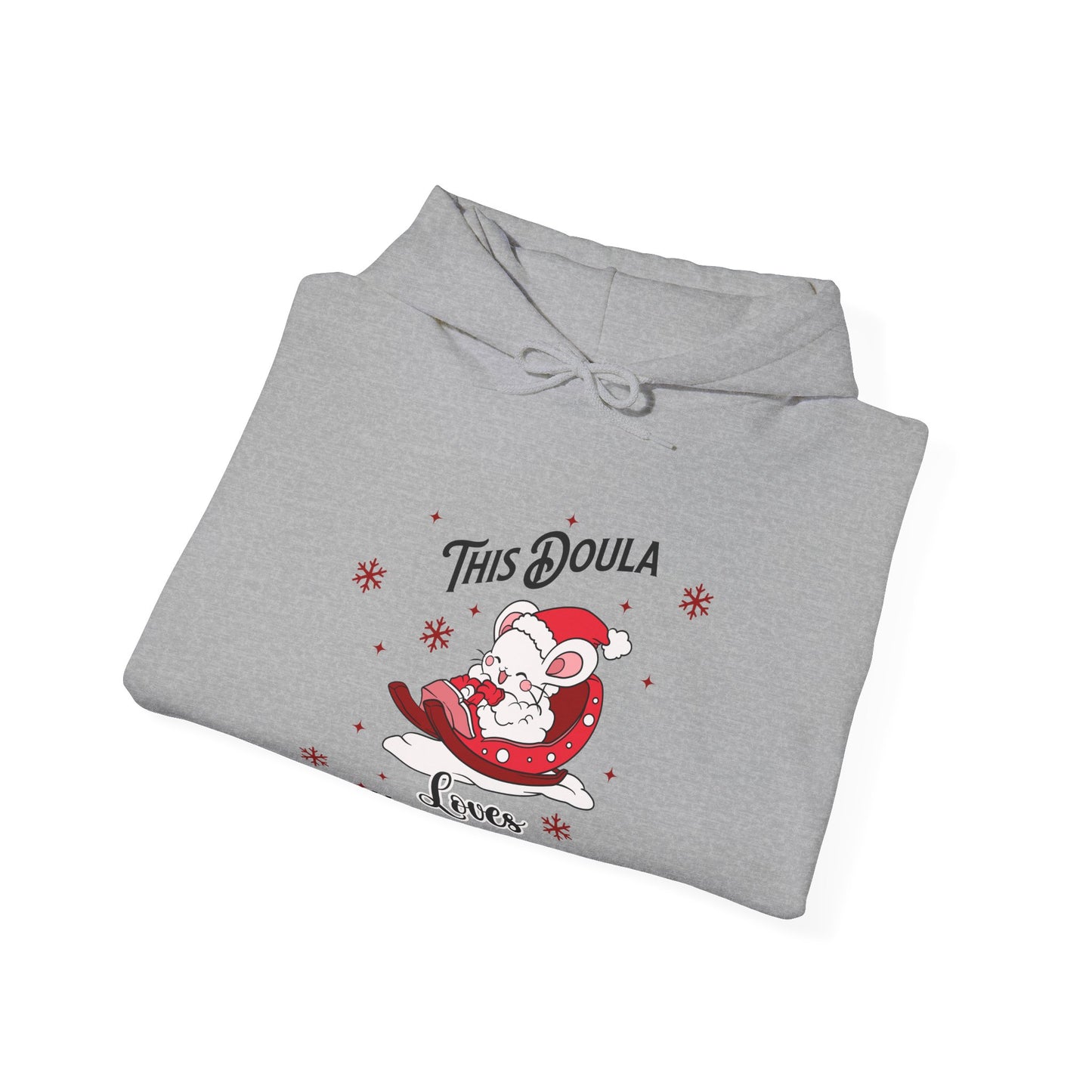 Doula Loves Holiday Babies Sleigh / Hoodie Sweatshirt