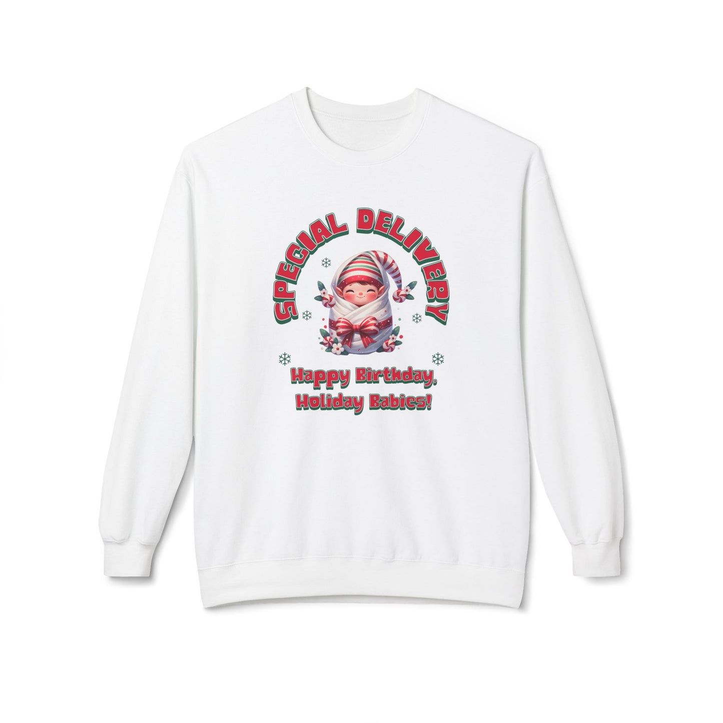 Special Delivery Holiday Babies Elf Sweatshirt