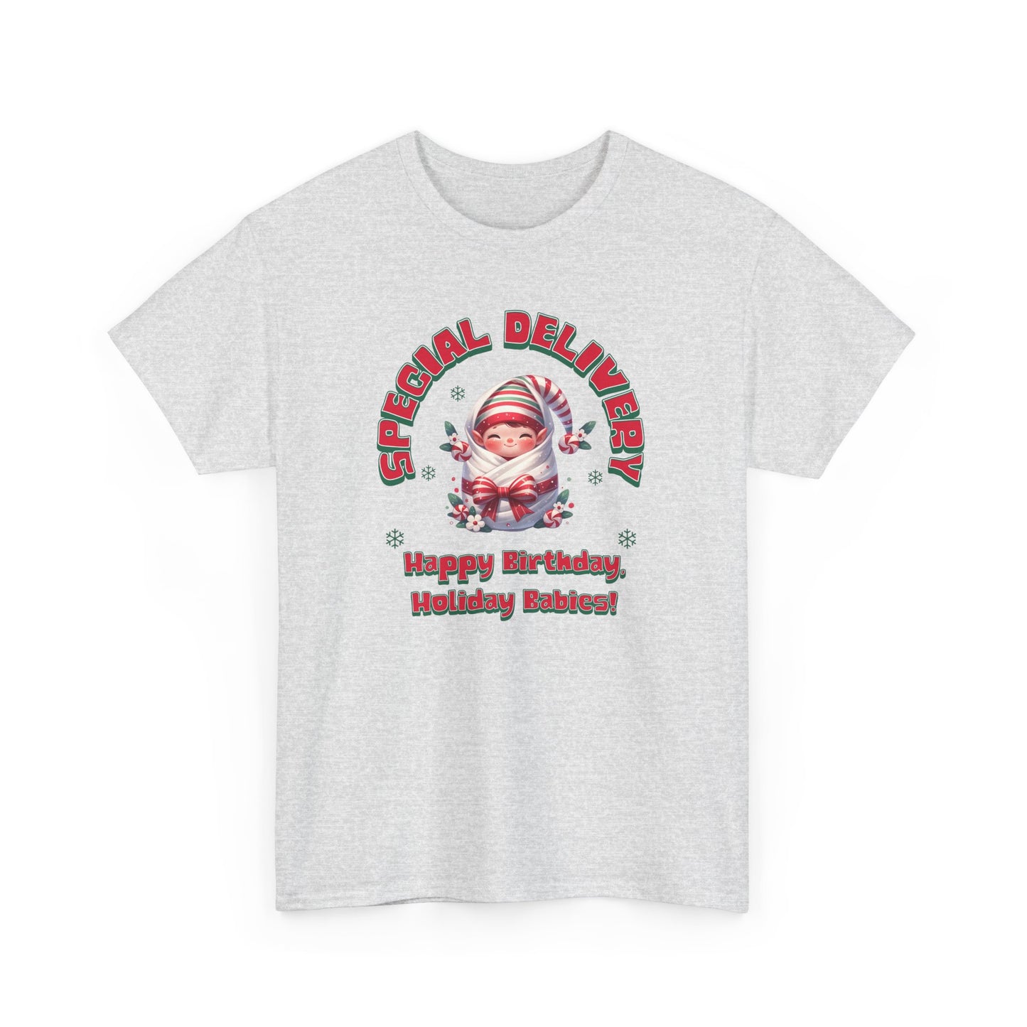 Special Delivery Holiday Babies Elf T-shirt