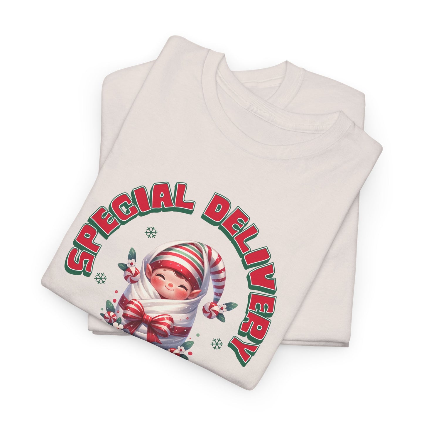 Special Delivery Holiday Babies Elf T-shirt